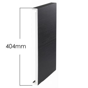 Deeplas Black Heavy Duty Double Ended Fascia Board – 404mm x 5m